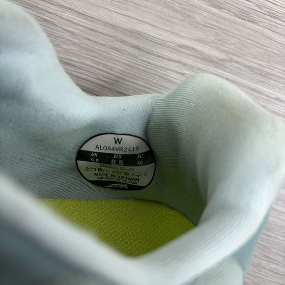 Altra Torin 4.5 Plush Womens Size 8.5 Blue Green Road Running Shoes AL0A4VR2419 - Picture 13 of 14